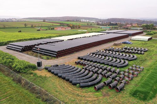 terranets SEL Bauvorbereitungen zwischen Löchgau und Esslingen a.N. 