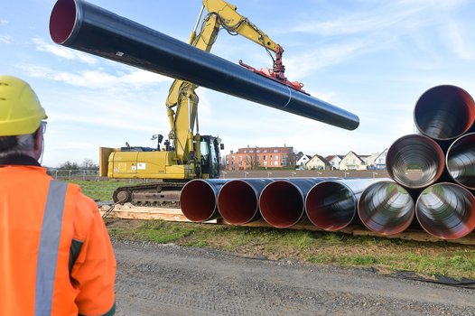 terranets SEL Rohranlieferung