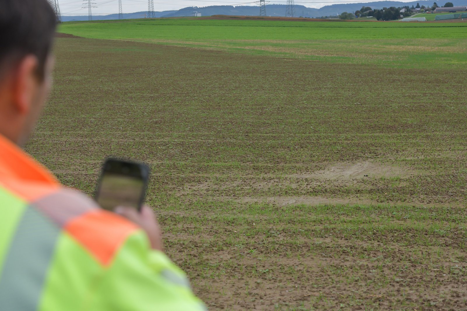 Dokumentation der Rekultivierung entlang der Wanderbaustelle